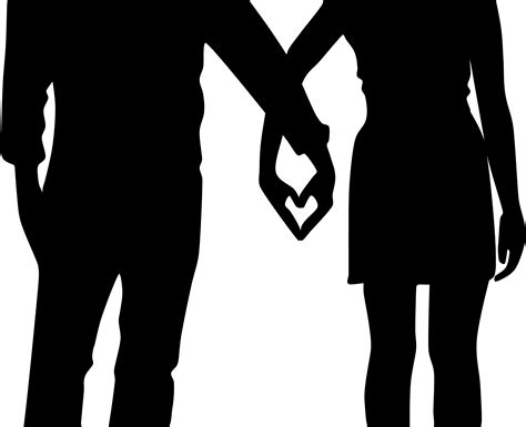 man and woman holding hands silhouette|man holding hands clip art.